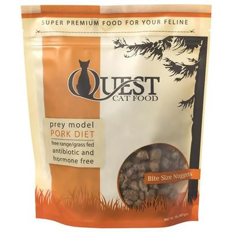 Steves Real Cat Frozen Quest  Nuggets Pork 2lb 