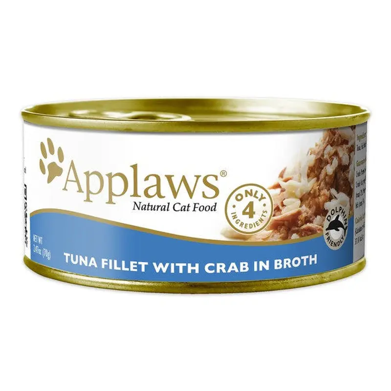 Applaws C Tuna Crab 2.47oz 