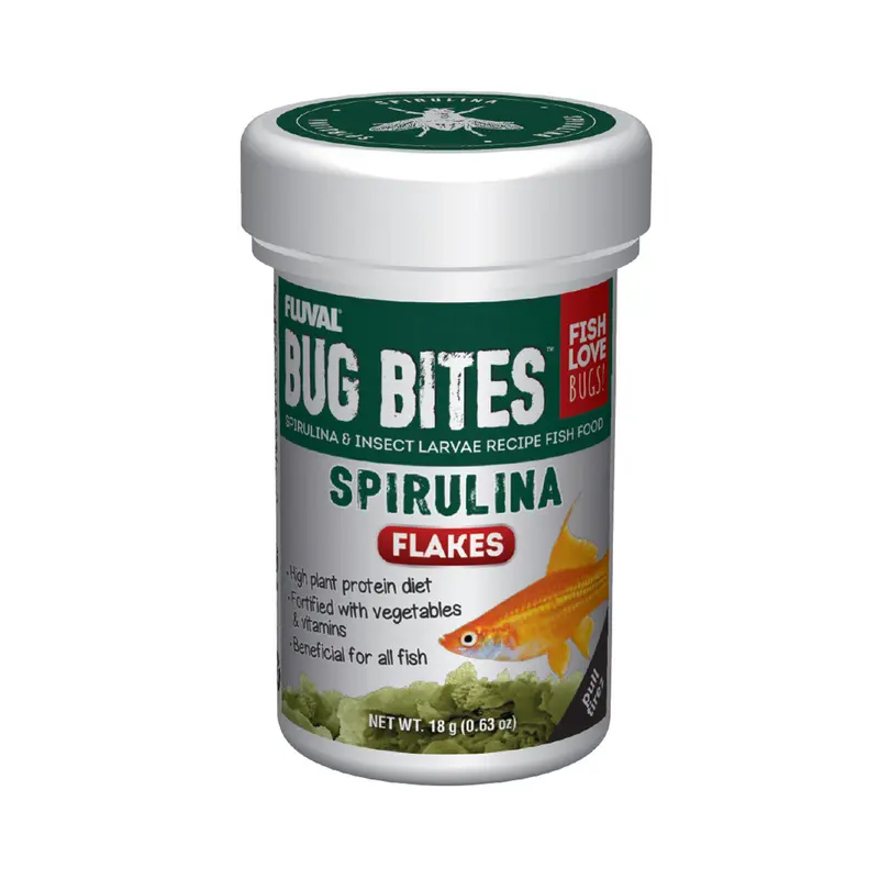 Fluval Bug Bites Spirulina Flakes 0.63 oz