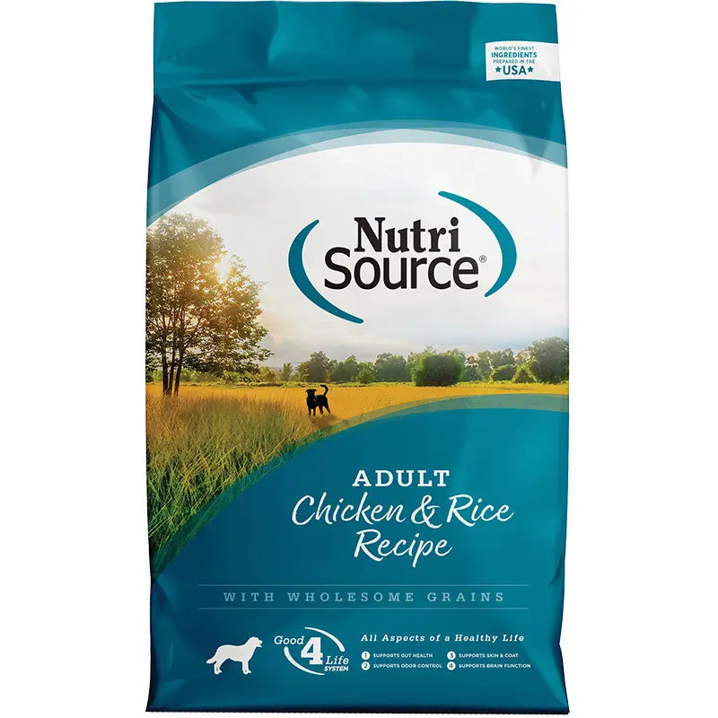 NutriSource Adult Chicken and Rice Dog Food 5lb-