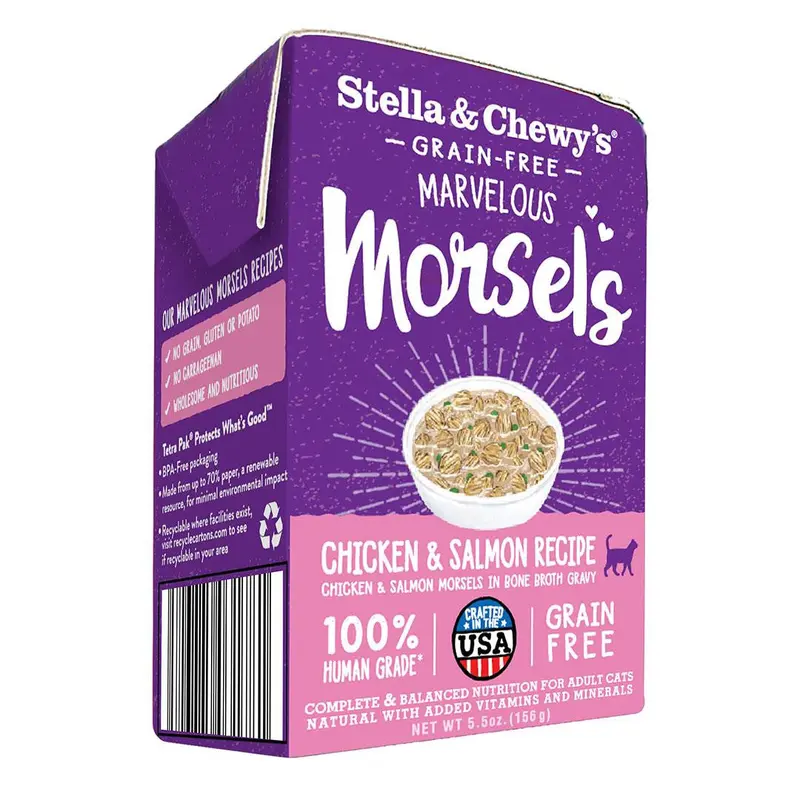 Stella & Chewy's Marvelous Morsels Chicken & Salmon Medley Cat 12/5.5oz 