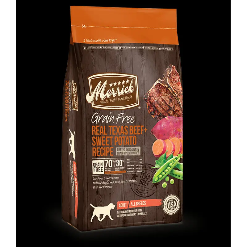 Merrick Texas Beef & Sweet Potato Dry Dog Food 4lb