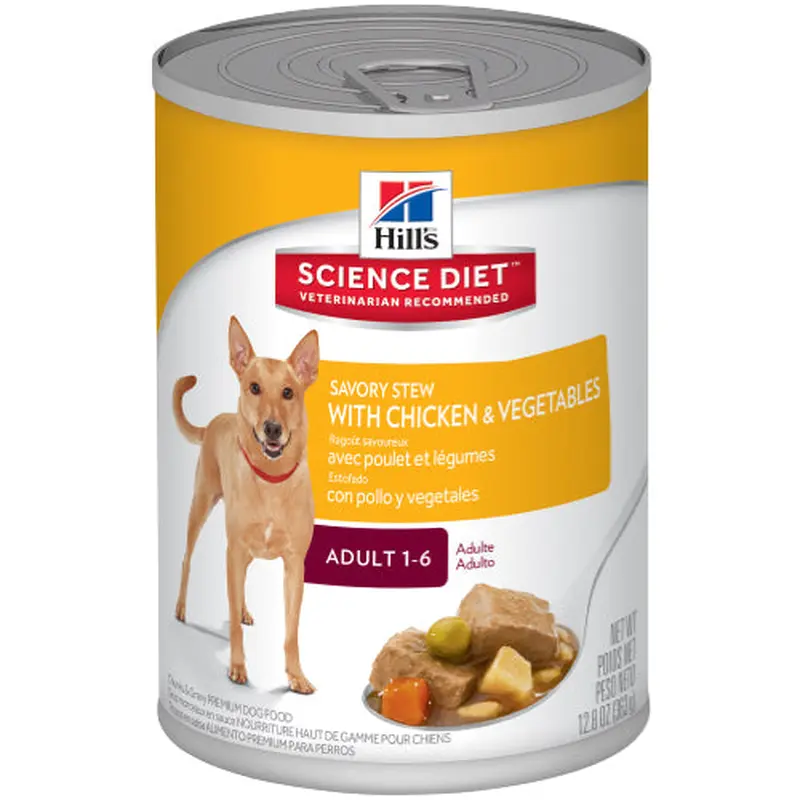 Science Diet Adult Savory Stew with Chicken and Vegetables 12.8oz