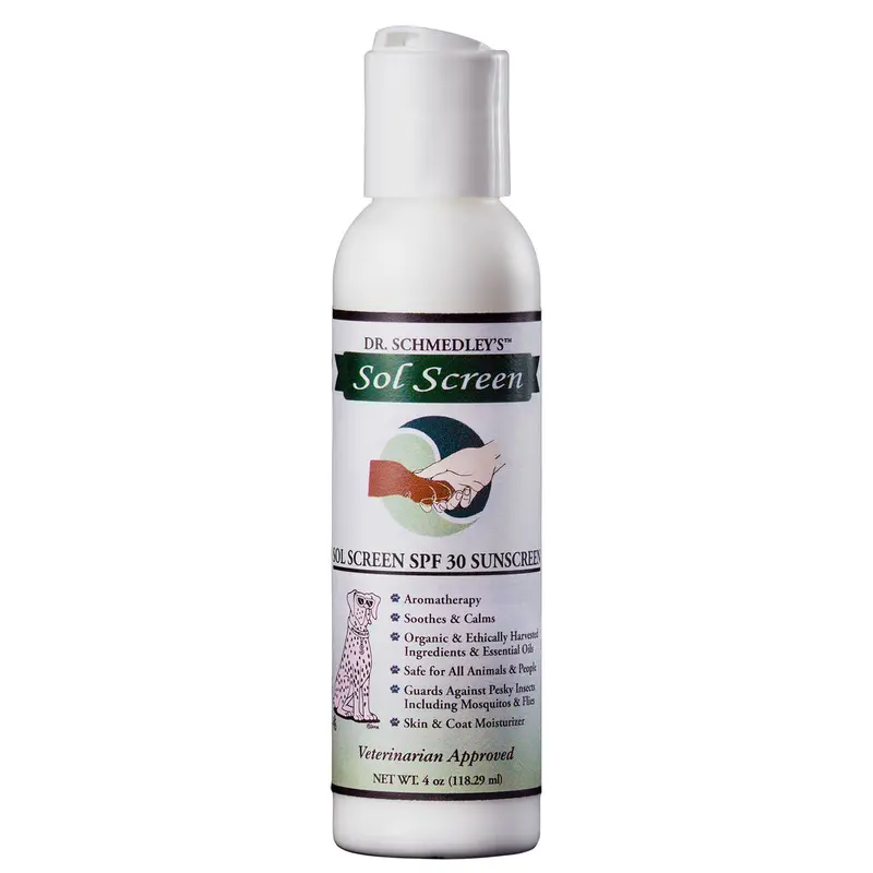 Dr. Schmedleys Sol Lotion Sun Screen Spf 30. All Organic Ingredients For Pets & People