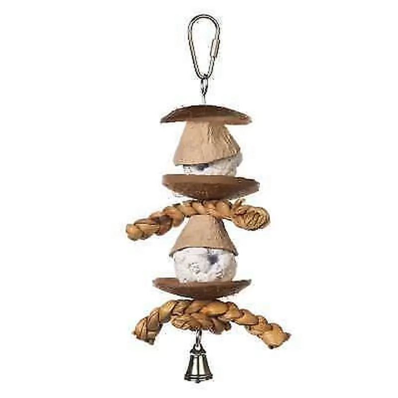 Prevue 62554 Natural Clown Bird Toy