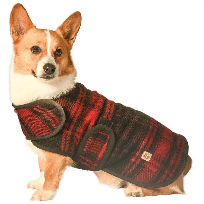 Red / Black Plaid Blanket Coat