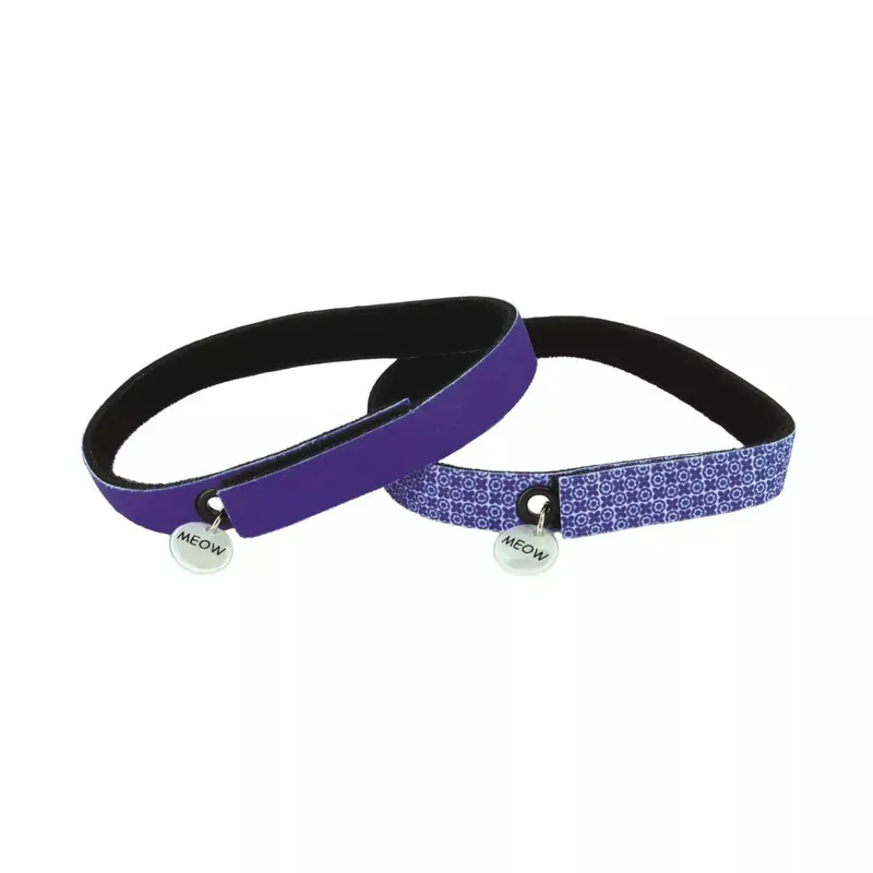 Coastal ElastaCat FlexFit Cat Collar 2Pk Tile and Navy