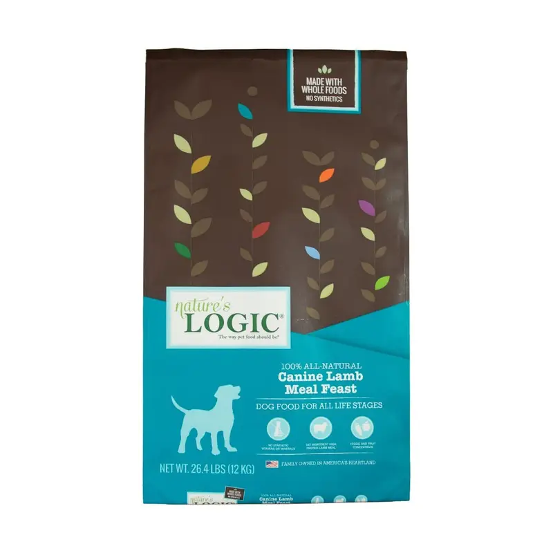 Nature's Logic Canine Lamb Meal Feast All Life Stages Dry Dog Food 25lb