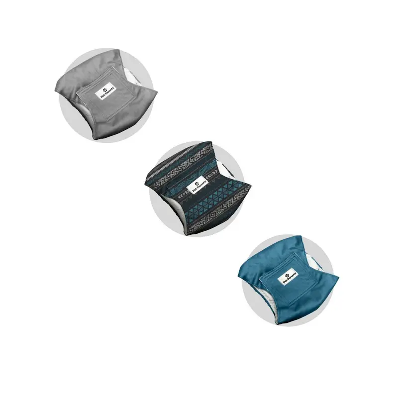 Pet Parents Belly Bands Warrior 3 Pack Large