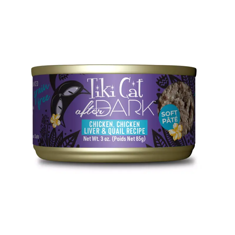 Tiki Cat After Dark Chicken, Chicken Liver & Quail Pate