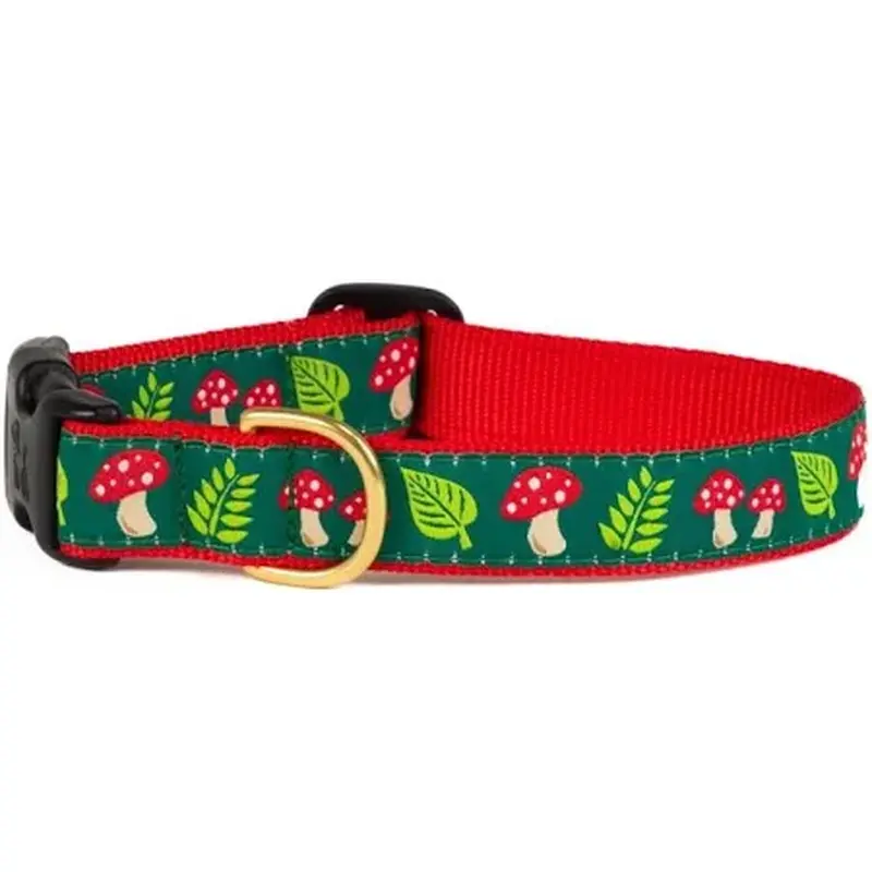 Up Country Mushrooms Dog Collar