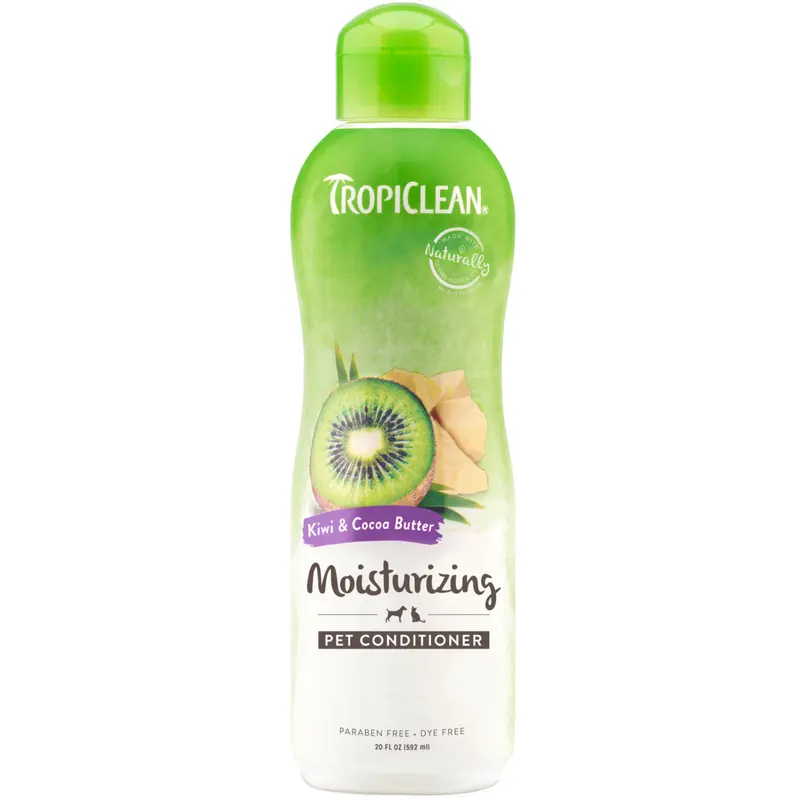 TropiClean Kiwi & Cocoa Butter Moisturizing Conditioner for Pets, 20oz