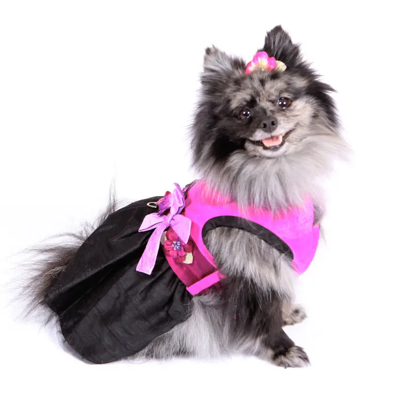 The Kaitlyn Silk Dog Harness Dress