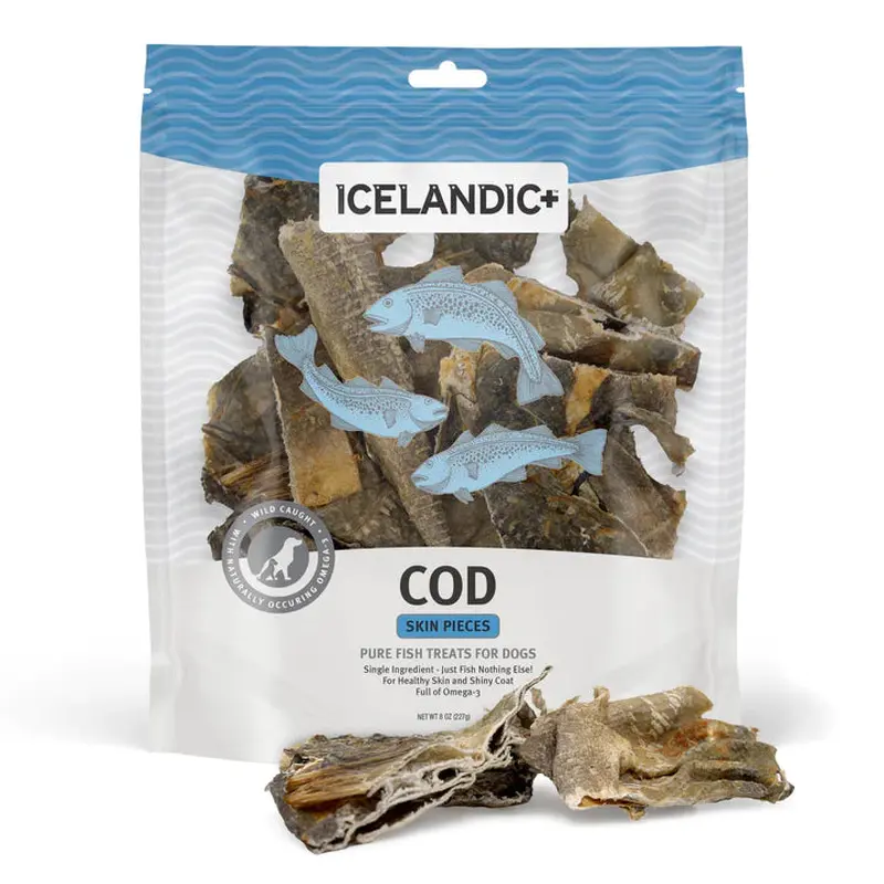 Icelandic Cod Skin Pieces Mixed