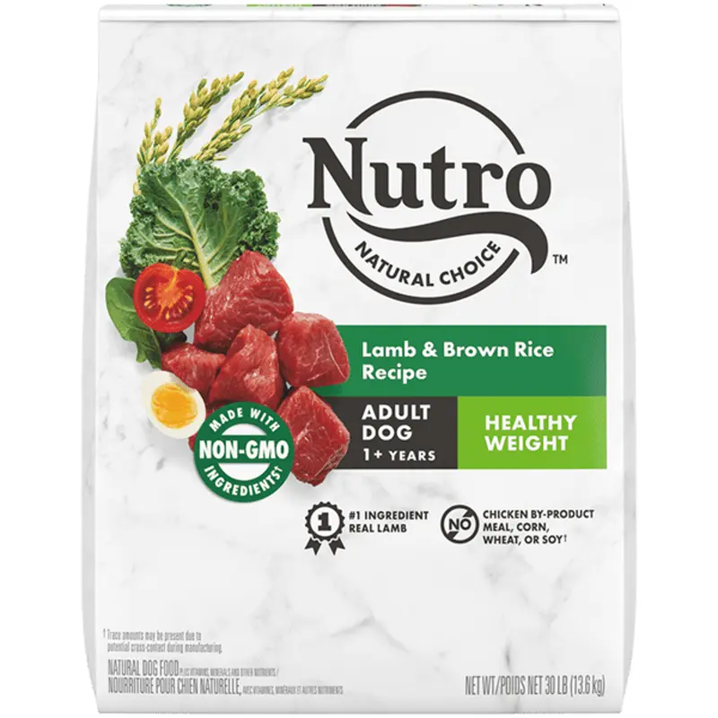 Nutro Natural Choice Healthy Weight Lamb Dry Dog Food (30lb)