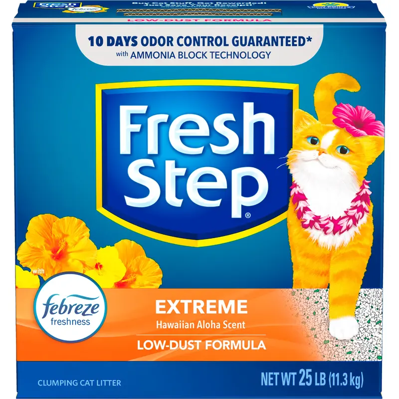 Fresh Step Clumping Cat Litter Hawaiian Aloha 25lb