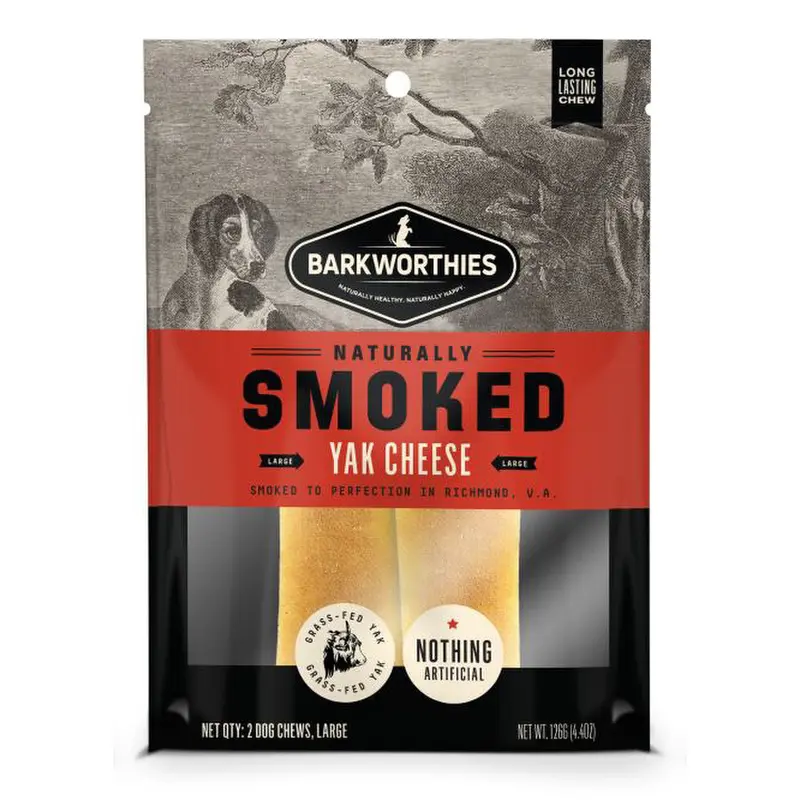 Barkworthies Smoked Yak Cheese - Large 2pk
