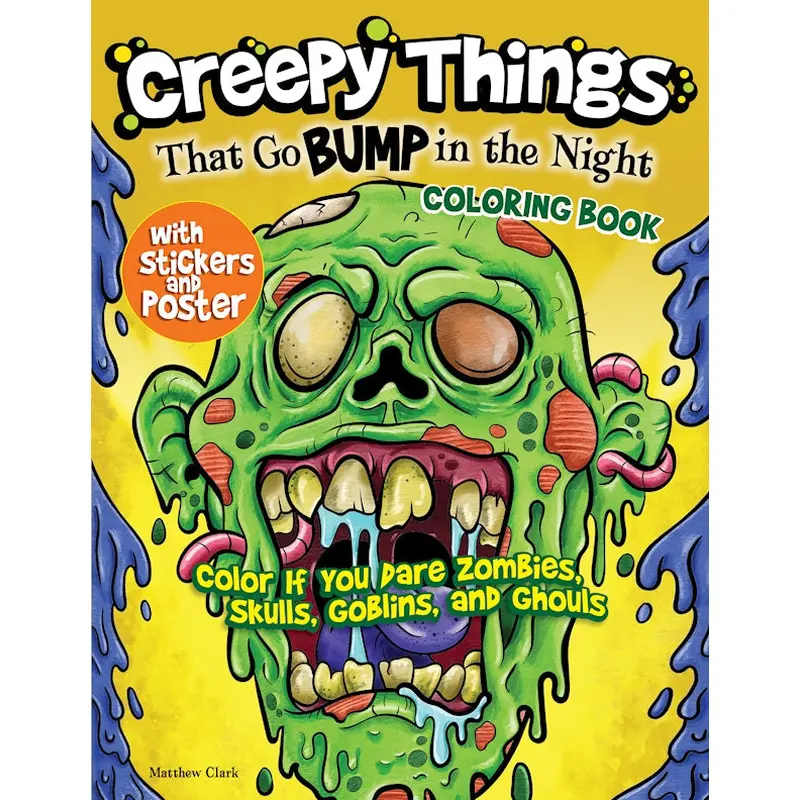 Creepy Things That Go Bump in the Night Coloring Book