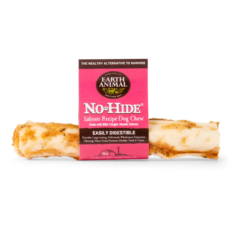 Earth Animal Salmon No-Hide Wholesome Chews, Single Chew
