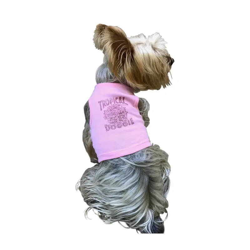 Tropical Dog Tank, Pink