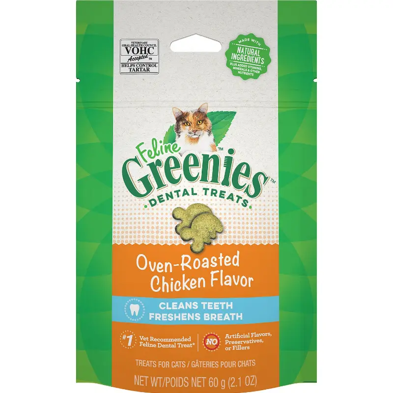 Greenies Feline Oven Roasted Chicken Flavor