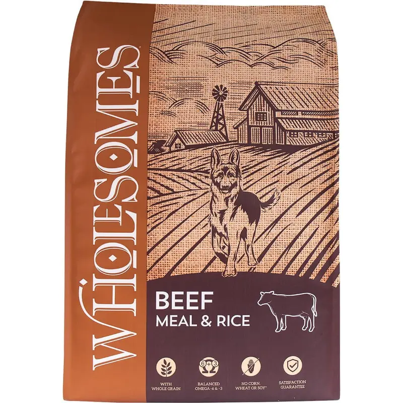 Sportmix Wholesomes Beef Meal and Rice Dry Dog Food 40