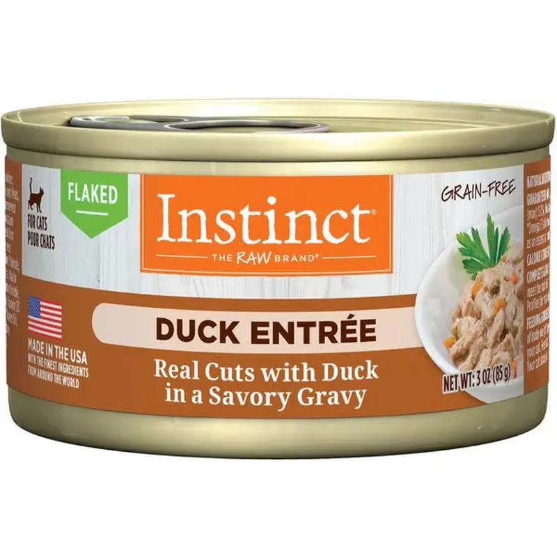 Instinct Flaked Duck Wet Cat Food (3oz)