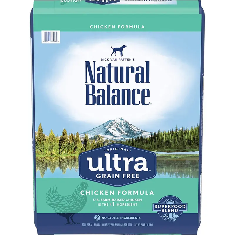 Natural Balance Ultra Grain Free Dry Dog Food - Chicken - 24lb