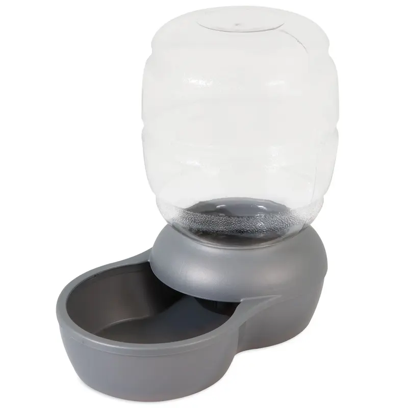 Petmate Waterer Bowl - Large - Silver
