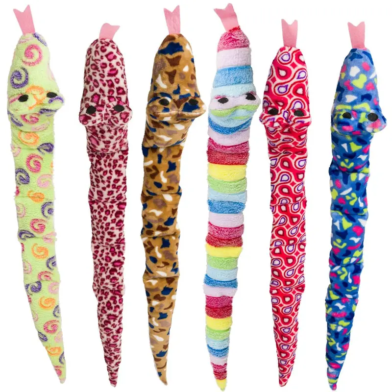 Spot Ethical Pet Dog Toy Slithery Snakes 35In Assorted