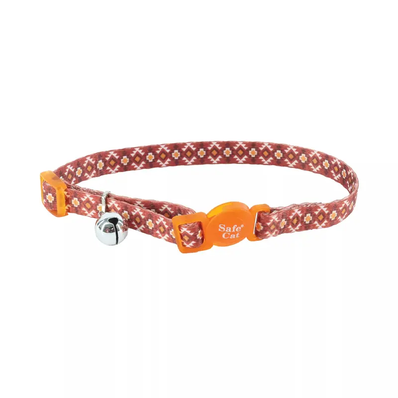 Coastal Safe Cat 3/8in Wide 8-12in Fashion Breakaway Collar Southwest