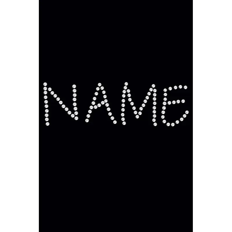 Custom Name or Phrase Added to Dog Tank