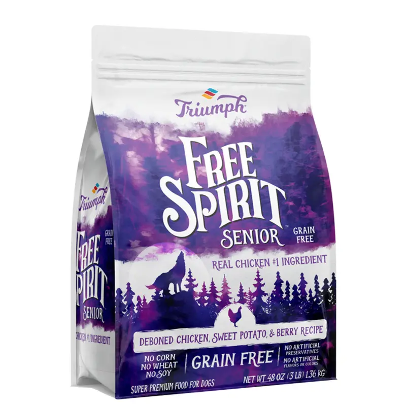 Triumph Free Spirit Grain Free Senior Chicken, Berry, & Sweet Potato Recipe Dry Dog Food