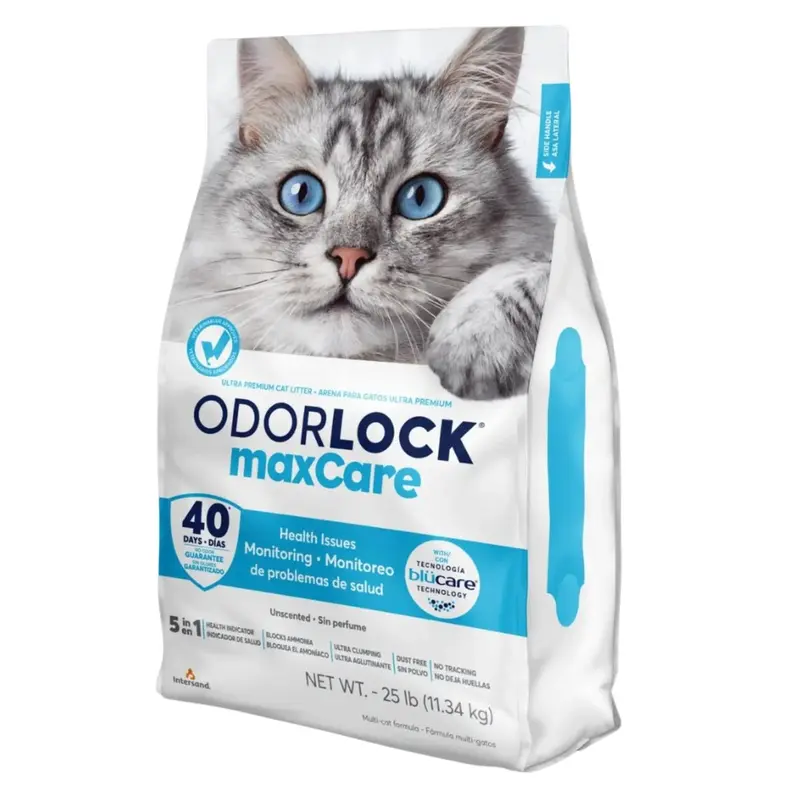 Intersand Odor Lock Max Care Cat Litter 25lb