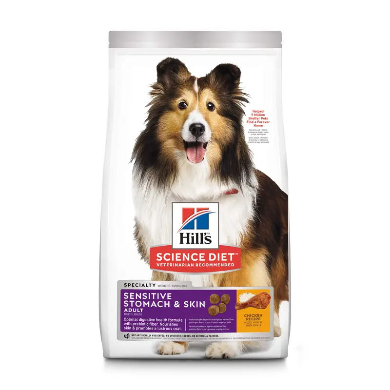 Hill's Science Diet Adult Sensitive Stomach & Skin Dry Dog Food, 30-Pound Bag