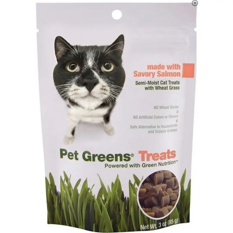 BellRock Cat Greens Semi Moist Salmon Cat Treats