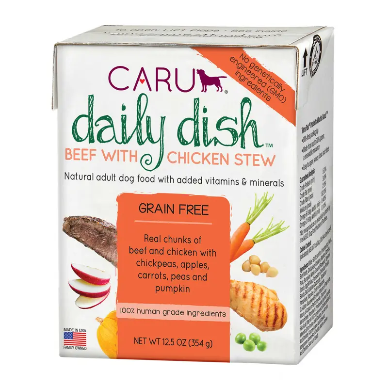 Caru Daily Dish Beef With Chicken Stew For Dogs