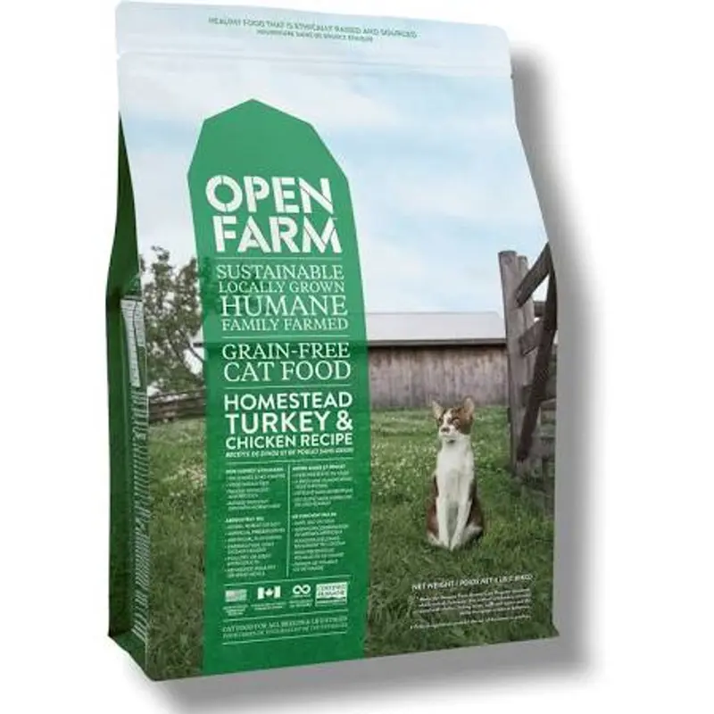 Open Farm Grain-Free Turkey & Chicken Recipe Cat Food, 4 lb. Bag