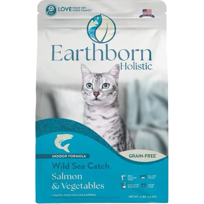 Earthborn Grain Free Wild Sea Catch Dry Cat Food (4lb)