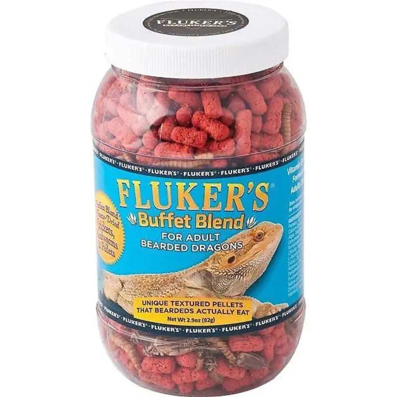 Fluker's Adult Bearded Dragon Buffet Blend Food