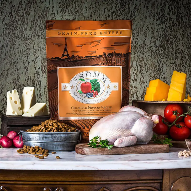 Fromm Four-Star Dry Dog Food - Chicken Au Frommage - 12lb Bag