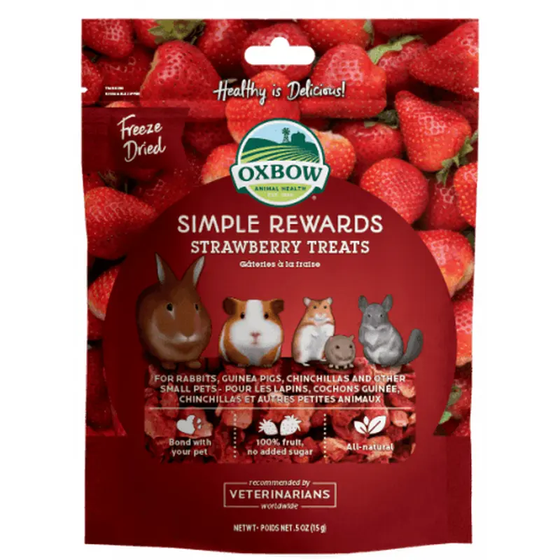 Oxbow Simple Rewards Strawberry Treats