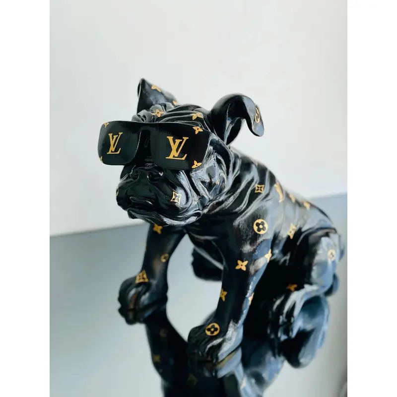 Designer Luxury Design Bulldog in Black