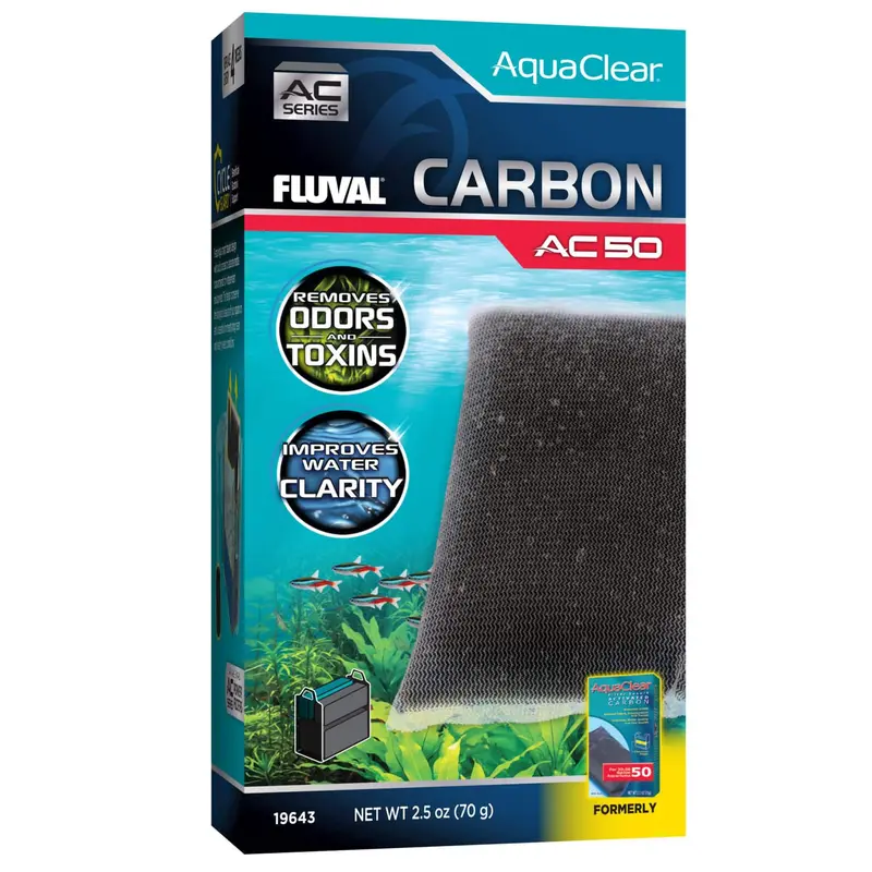 Hagen Fluval Aquaclear Carbon for AC50 Power Filter, 2.5 oz 1pk