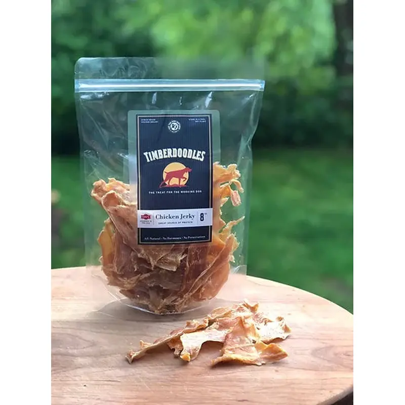 Timberdoodles Jerkey Treat for Dogs 8oz Chicken