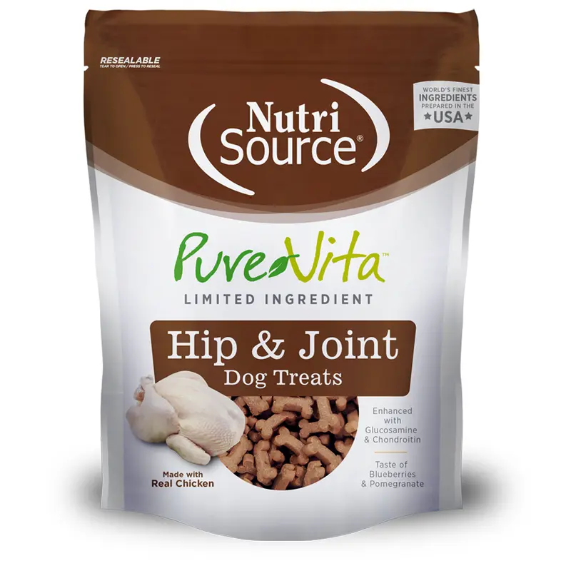 Pure Vita Hip & Joint Treats Dog 6 oz.