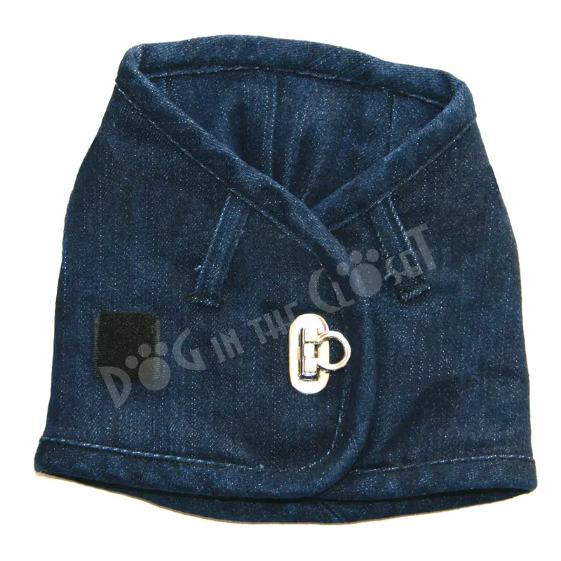 Custom Hollywood Denim Harness Vest (Collars & Patches Sold Separately)