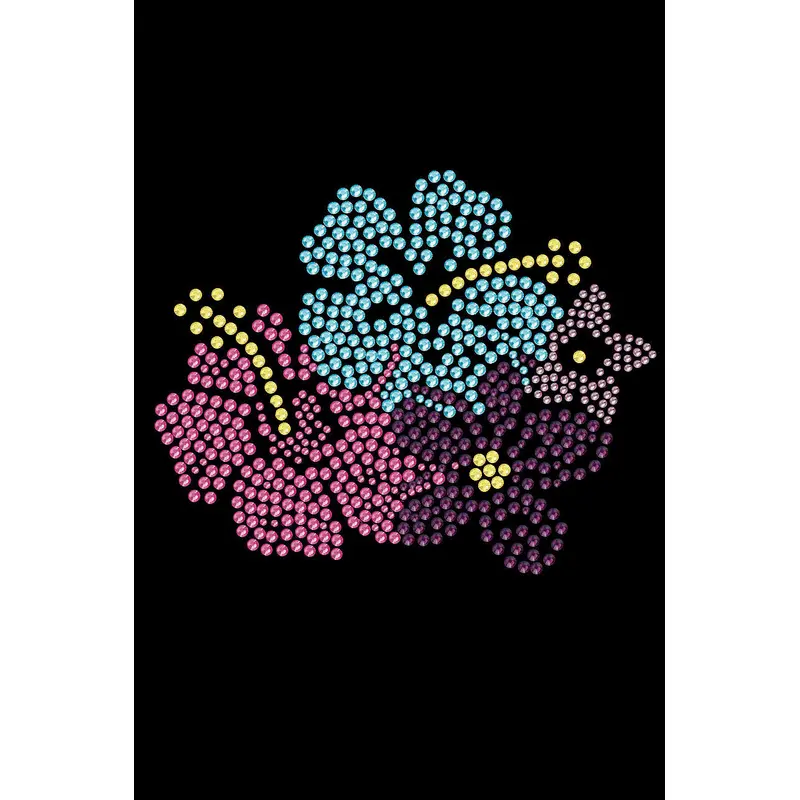 Pink, Blue & Purple Hibiscus - Custom Tutu