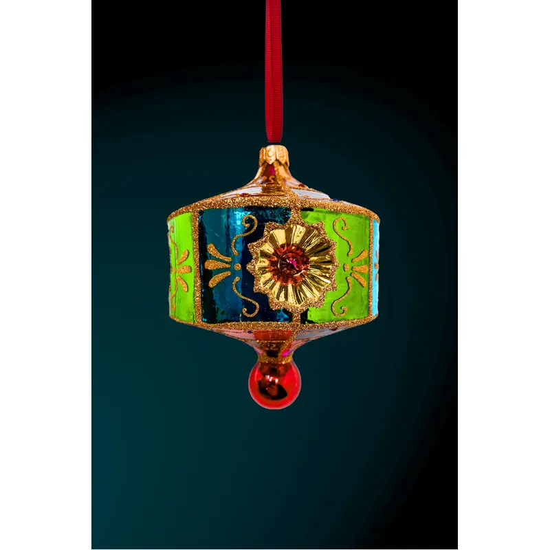 Palazzo Paradiso Glass Christmas Ornament