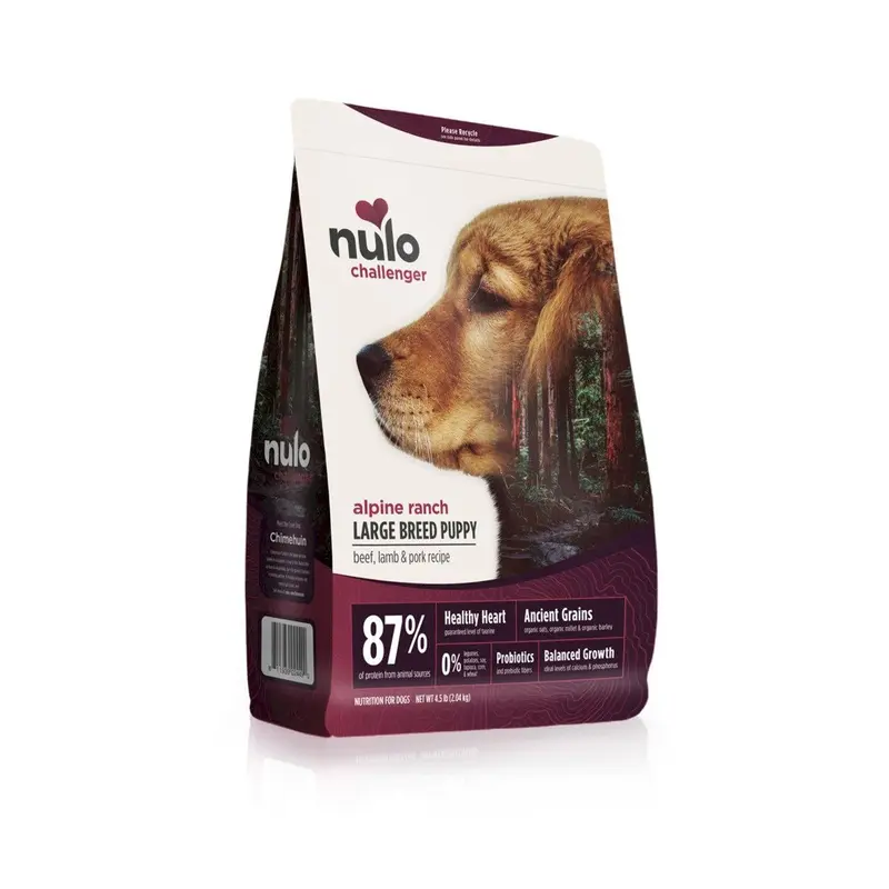 Nulo Challenger Large Breed Puppy Dry Dog Food - Beef, Lamb, & Pork, 11lb Bag